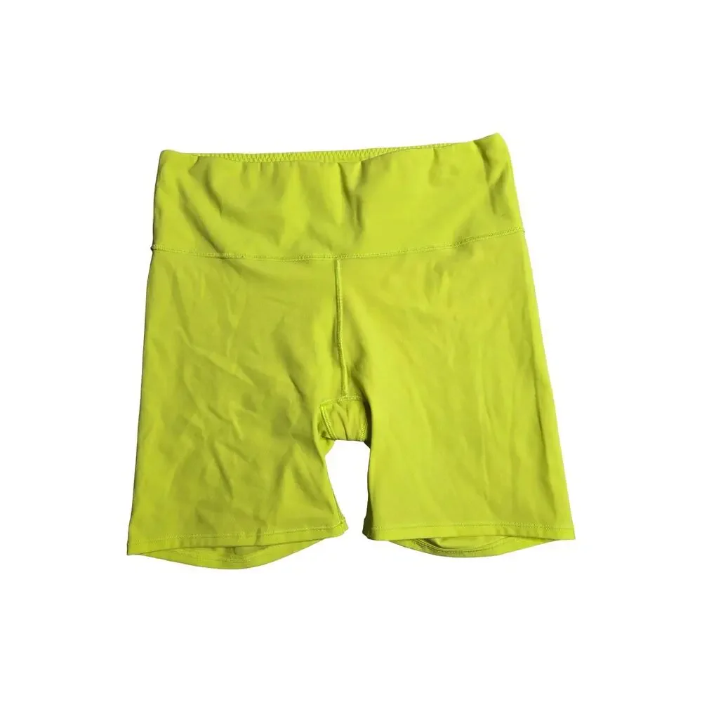 Skims‎ Fits Everybody Neon Yellow High Waist Biker Short Size: L